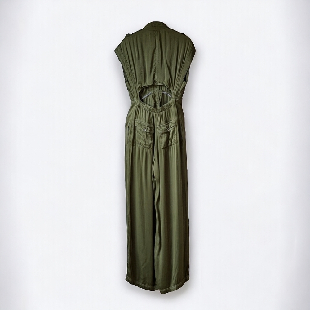 Anthropologie Olive Green Jumpsuit - Picture 7 of 14
